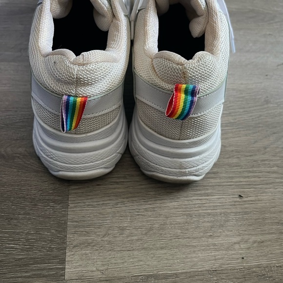 White and rainbow chunky sneakers - Picture 3 of 3